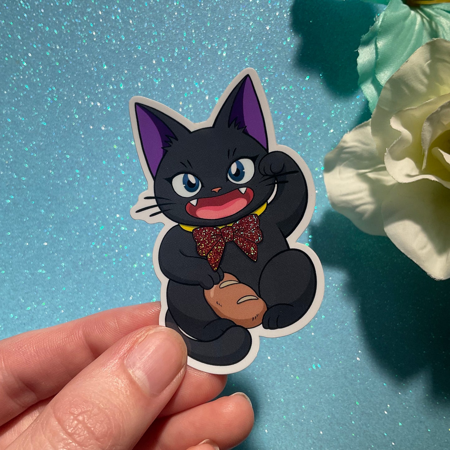 Maneki Neko Jiji (glittertarra)