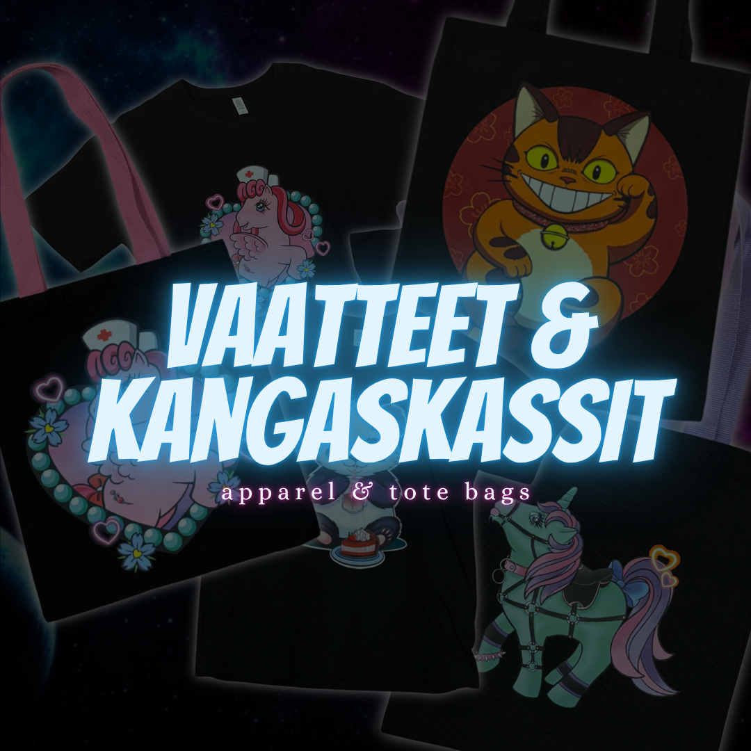 Vaatteet & Kangaskassit