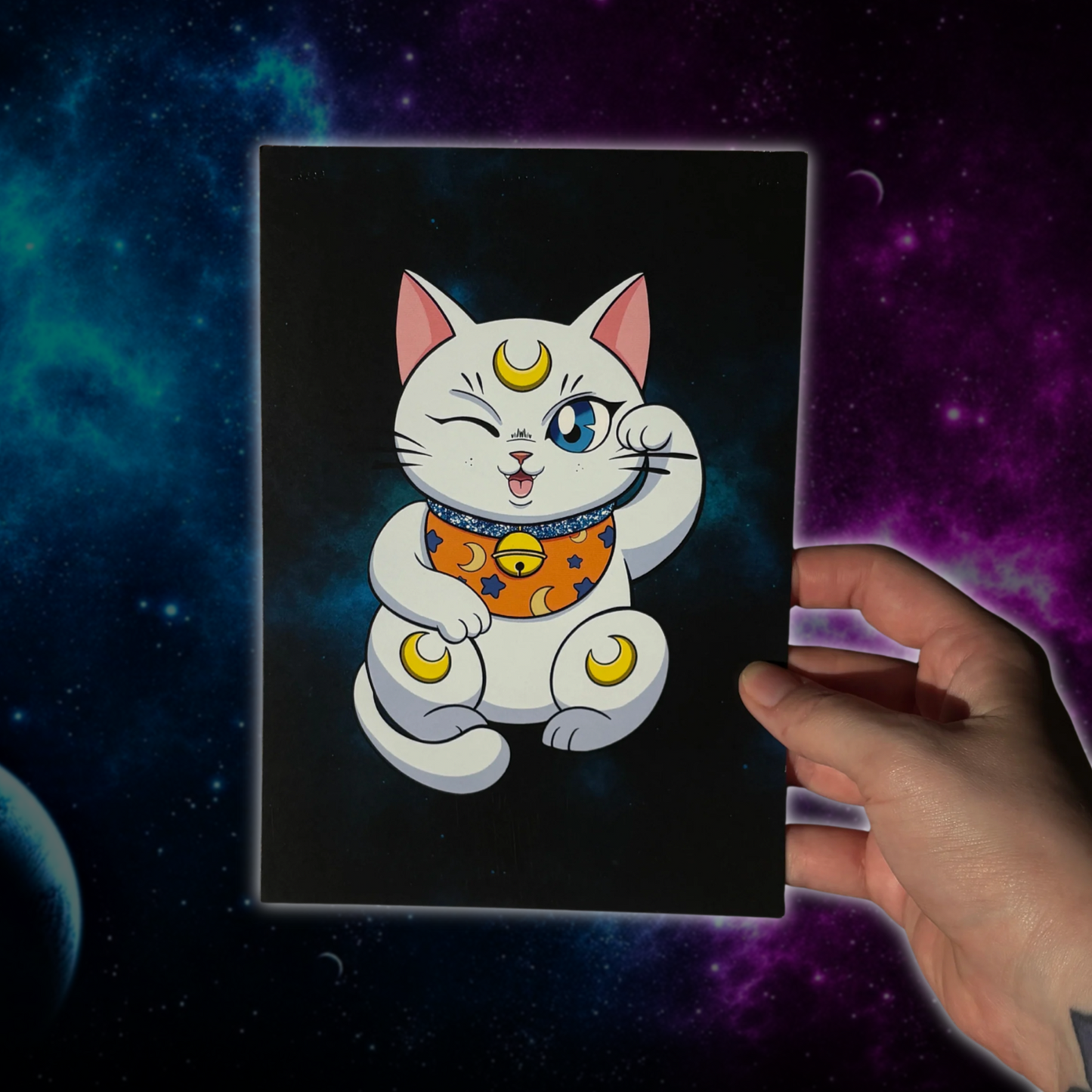 Maneki Neko Artemis (Taideprintti)