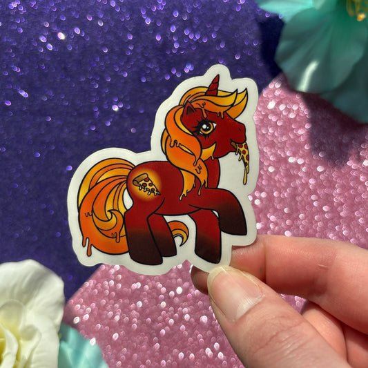 Pizza Pony (läpinäkyvä vinyylitarra)