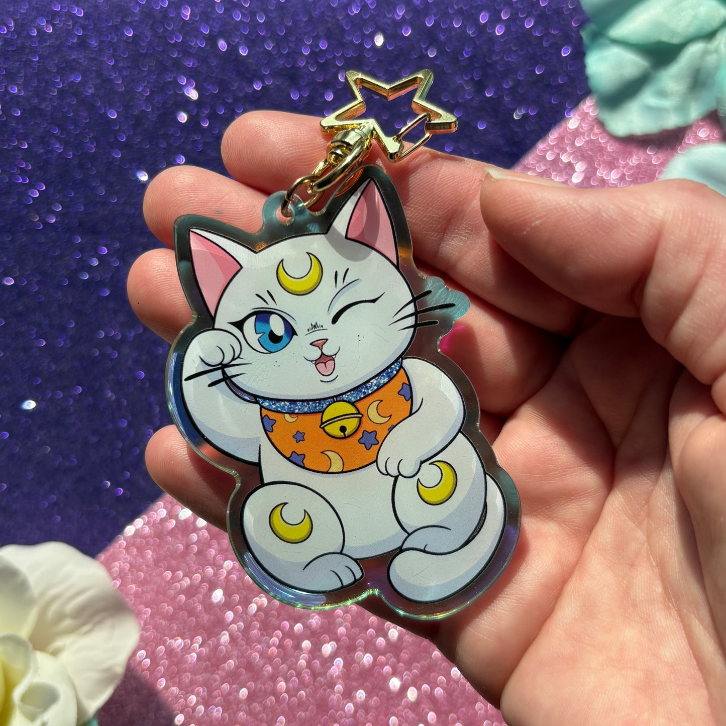 Maneki Neko Artemis (avaimenperä)
