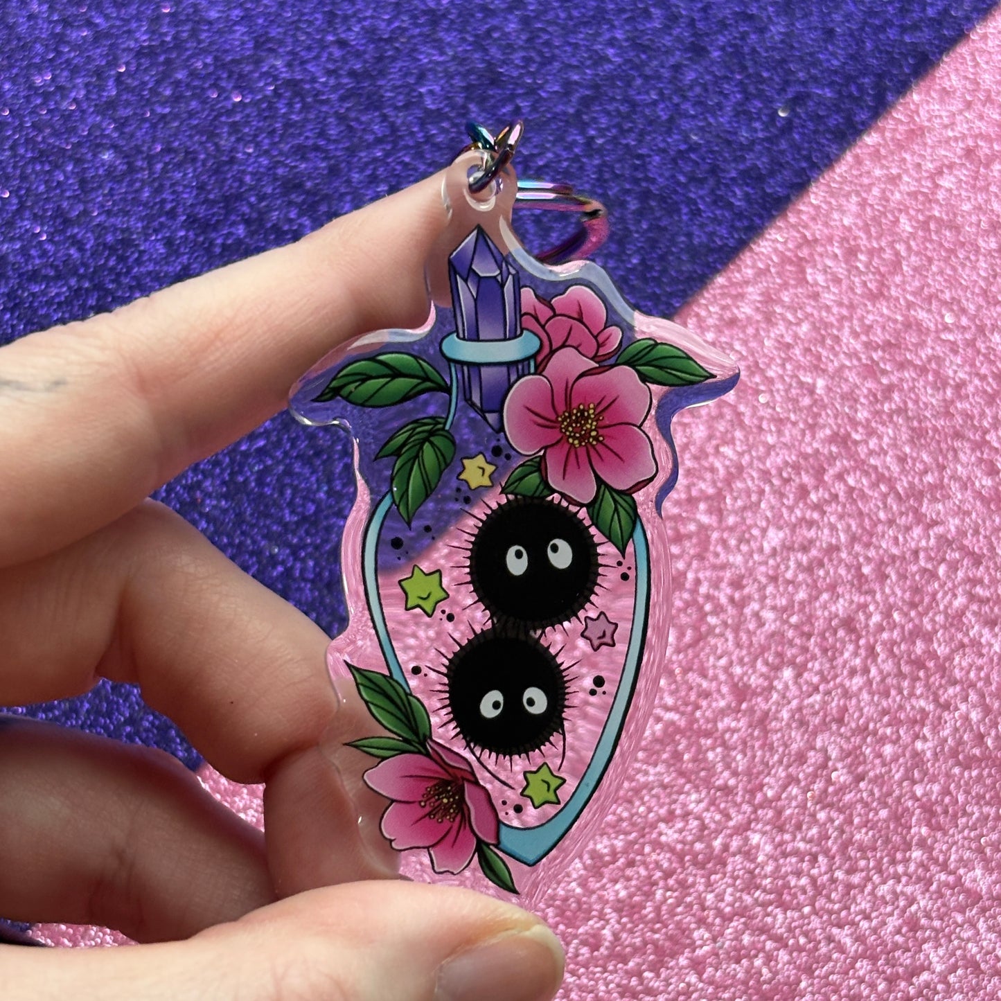 Sootsprites in A Bottle (avaimenperä)