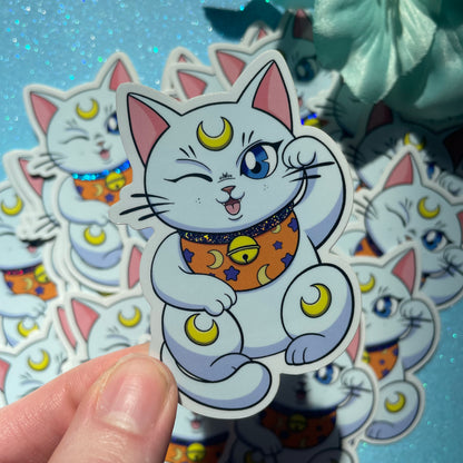 Maneki Neko Artemis (glittertarra)