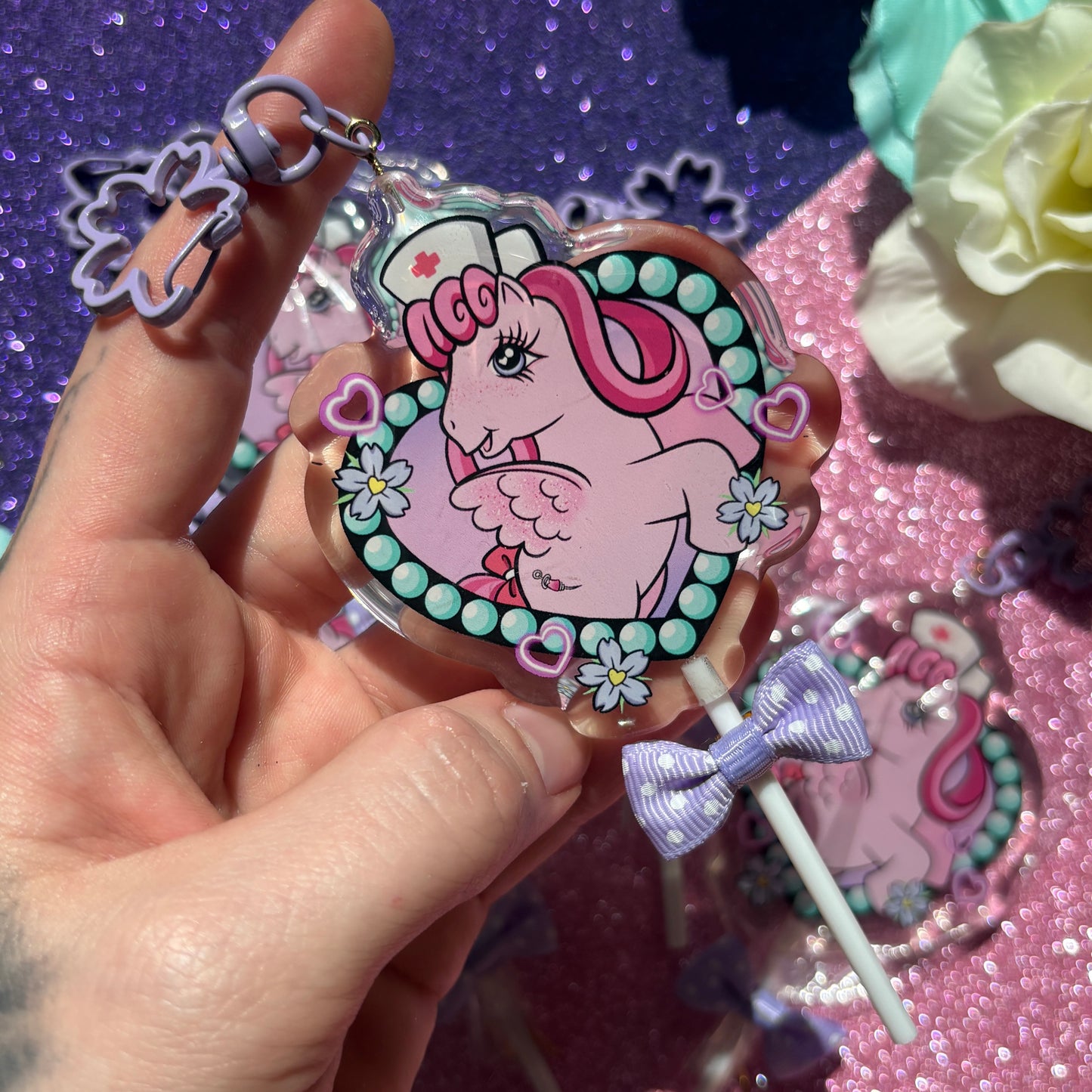 Nurse Pony Lollipop (charm)