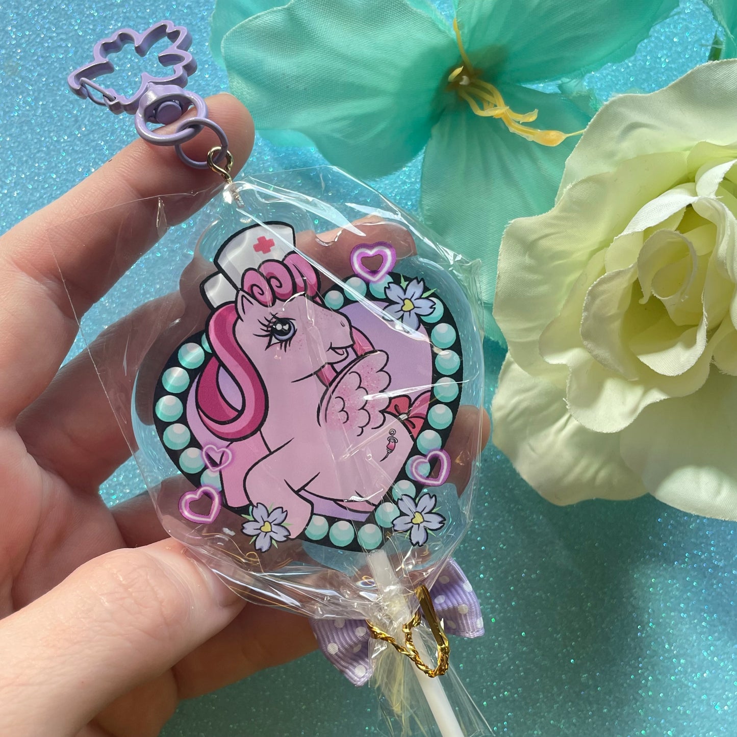 Nurse Pony Lollipop (avaimenperä)