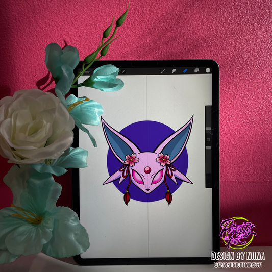 Espeon Mask (tatuointimalli)