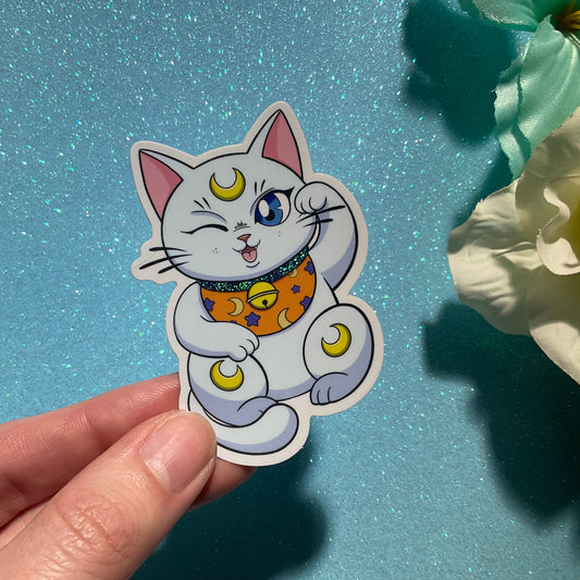 Maneki Neko Artemis (glittertarra)