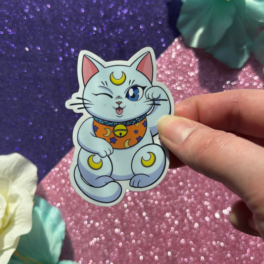 Maneki Neko Artemis (glittertarra)