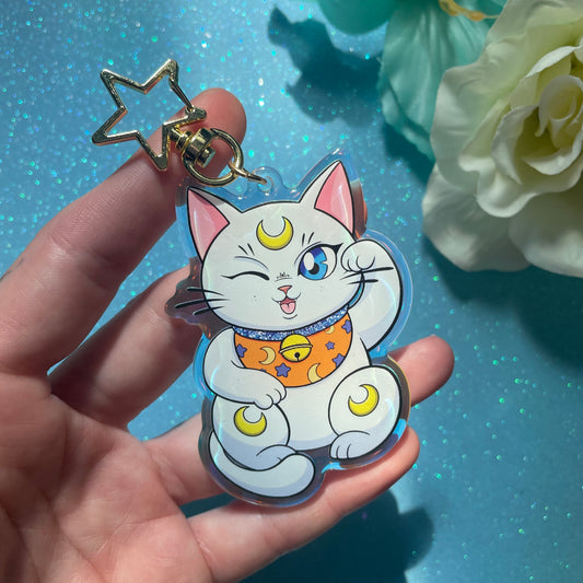 Maneki Neko Artemis (avaimenperä)