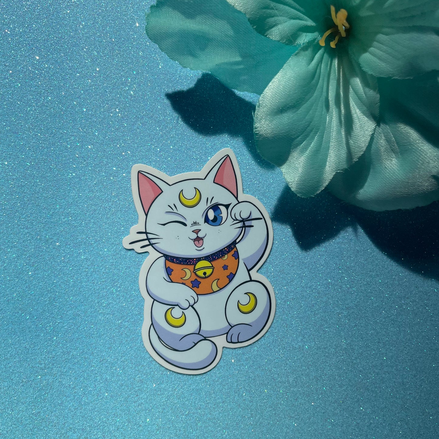 Maneki Neko Artemis (glittertarra)