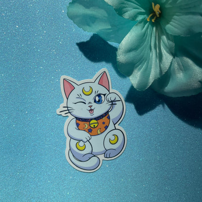 Maneki Neko Artemis (glittertarra)