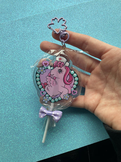 Nurse Pony Lollipop (avaimenperä)