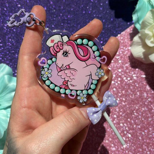 Nurse Pony Lollipop (charm)