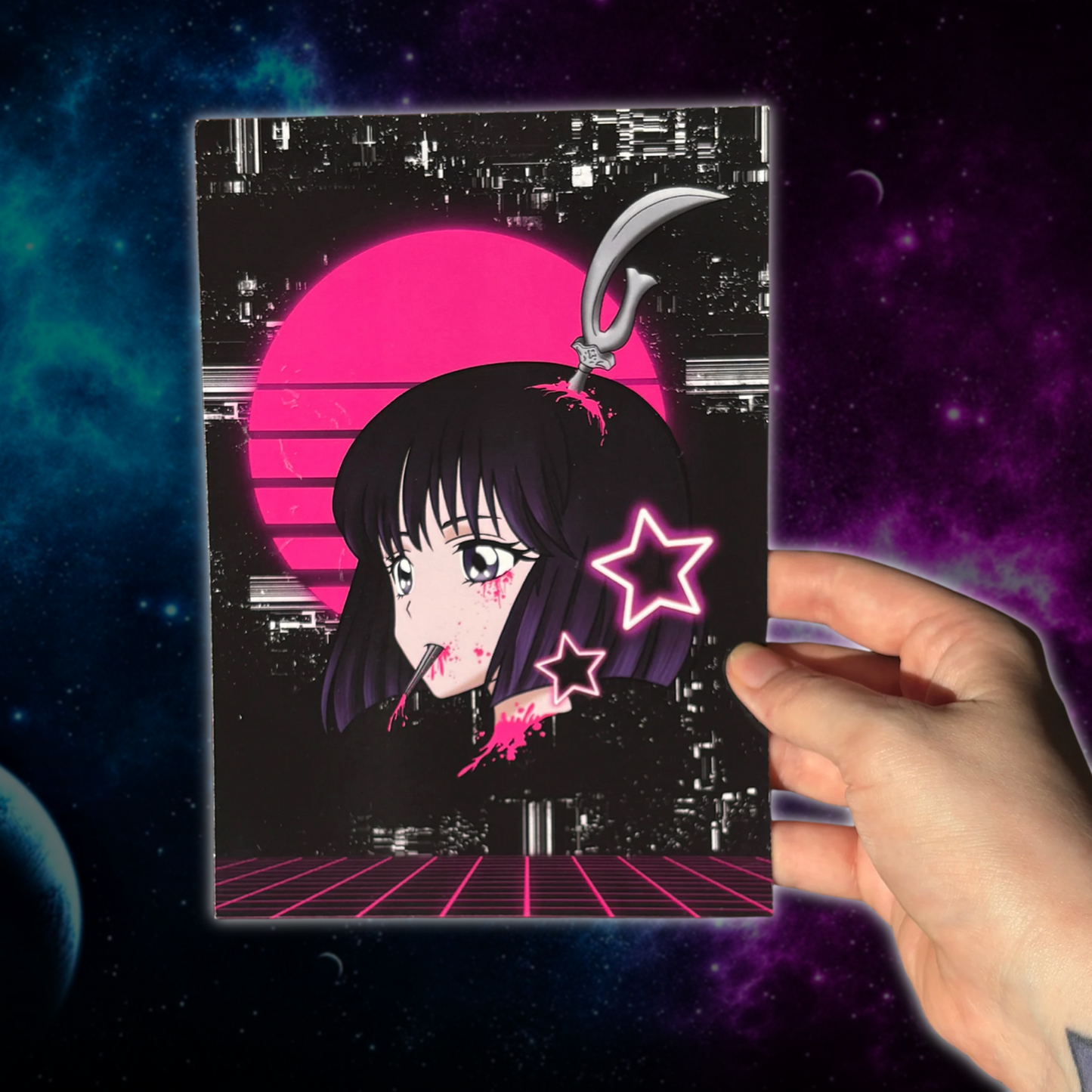 Sailor Saturn Namakubi (Taideprintti)