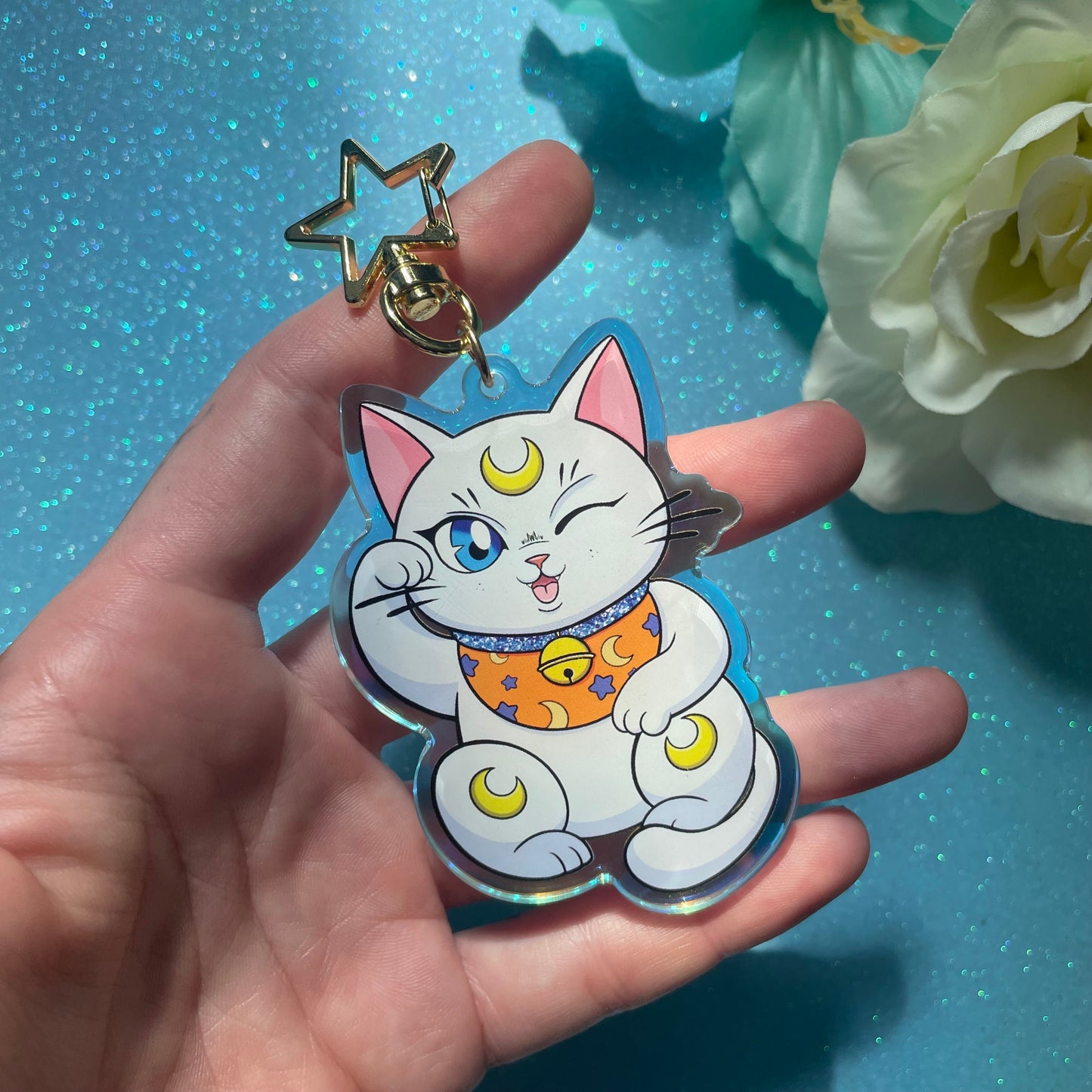 Maneki Neko Artemis (avaimenperä)