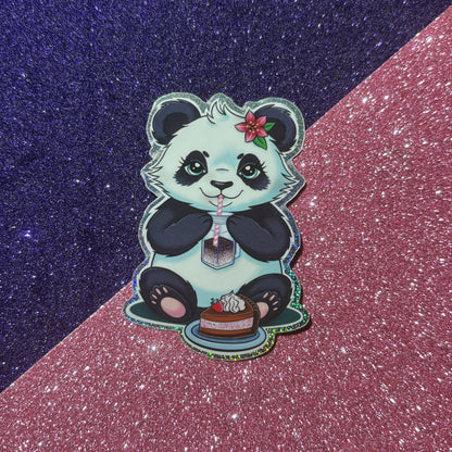 Kawaii Panda (glittertarra)