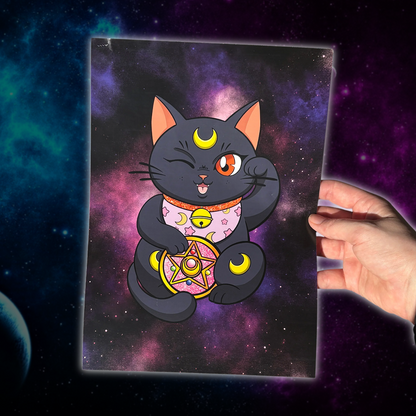 Maneki Neko Luna (Taideprintti)
