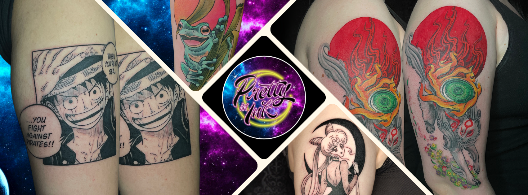 Pretty in Ink Animetatuointi Videopelitatuointi