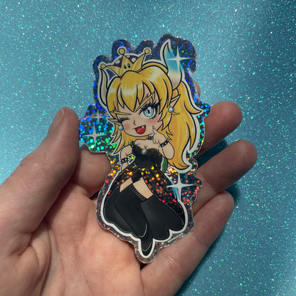 Bowsette (glittertarra)